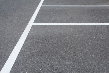Fototapeta premium Outdoor empty space at car parking lot