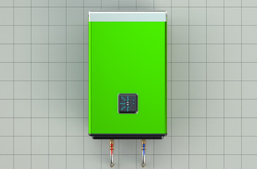 automatic green water heater or boiler