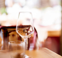 detail of italian restaurant interior