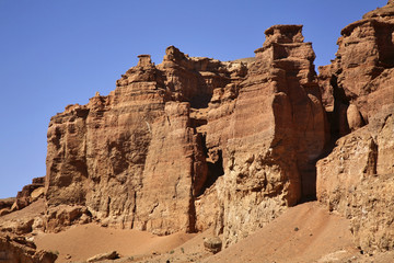 Fototapeta na wymiar National Park Sharyn Canyon (Valley of castles). Kazakhstan 