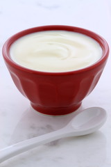 Fresh plain yogurt