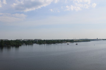 Fototapeta premium Dnieper river in Ukraine