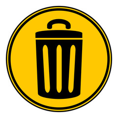 Garbage button.