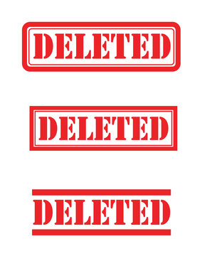 Deleted Rubber Stamp
