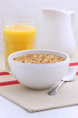 Delicious and healthy granola cereal