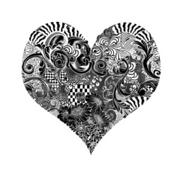 Heart Ink Doodle