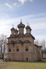 Церковь Троицы с трапезной Духова монастыря. Великий Новгород, Россия