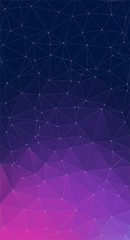 Purple vector background with triangles