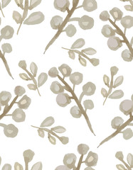 watercolor seamless grunge Pattern. Vector hand-drawn background.