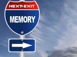 Memory road sign