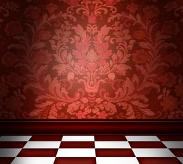 Red Damask Room