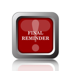 Final reminder icon