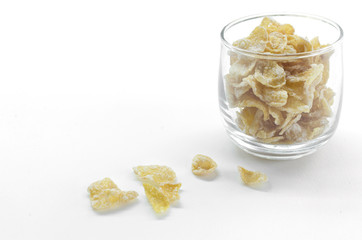 cereal on white background