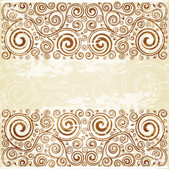 Vintage floral backdrop