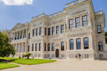 Fototapeta na wymiar Istanbul. Dolmabahçe Palace in the Baroque style