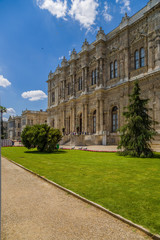 Istanbul. Part of the facade of Dolmabahçe Palace