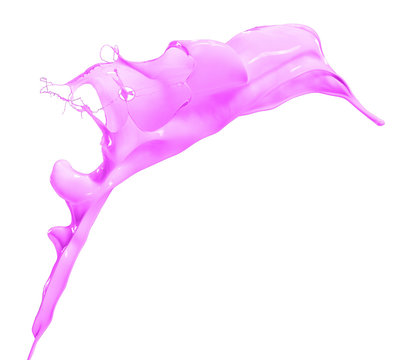 Isolated Pink Splash