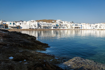 Obraz premium Naoussa village,Paros, Greece