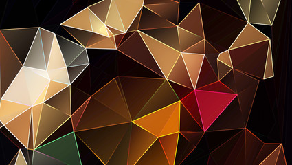 Abstract geometric polygon pattern 