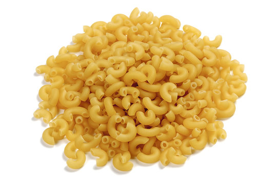 Raw italian macaroni pasta