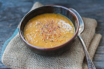 Sweet potato soup hot and spicy