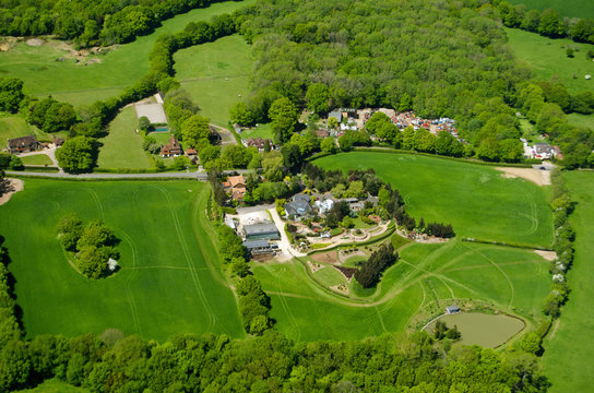 Russ Hill, Surrey, Aerial View