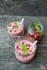 Wild strawberries milkshake