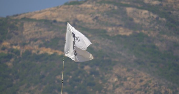 4K, Corsica Flag, France