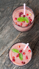Wild strawberries milkshake
