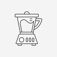 kitchenware juicer line icon