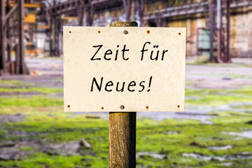 Zeit für Neues Fabrikhalle