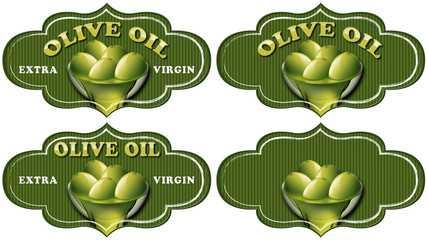 Collection of Olive Oil Labels