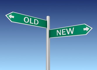 Obraz premium old new
