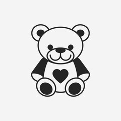 bear doll icon