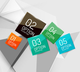 Color paper infographics