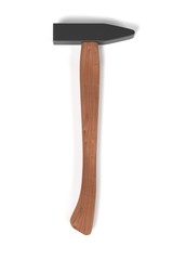 3d render of hammer tool