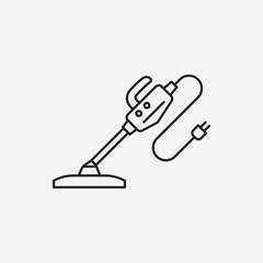 Vacuum cleaner line icon