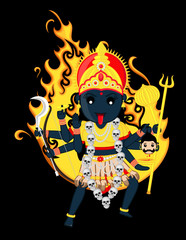 Goddess of Time, Change, Power and Destruction - Maa Kali