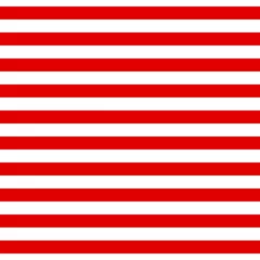 Tapeten Horizontale Streifen Abstraktes nahtloses horizontales Streifenmuster mit Rot und Weiß