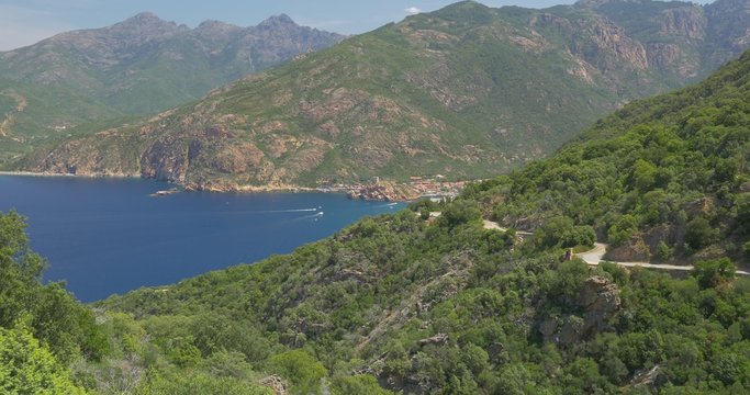 4K, View on Porto, Corsica