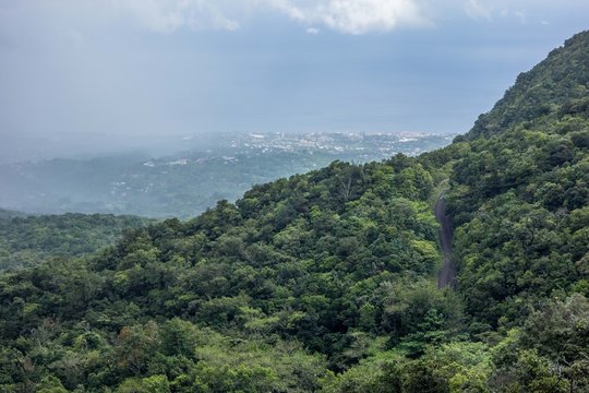 Vue depuis la soufri&egrave;re