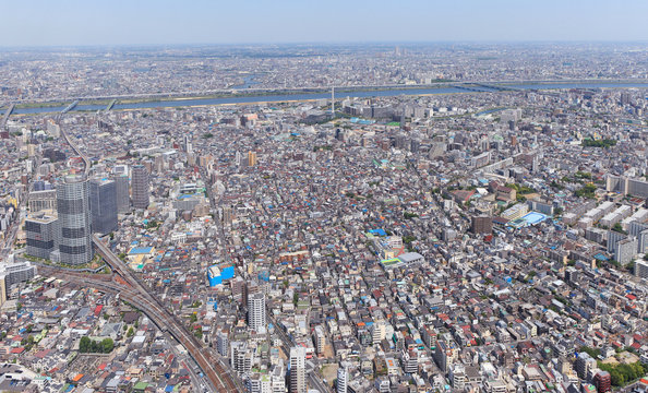 Tokyo skyline at daytime
