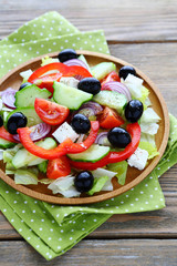 fresh Greek salad