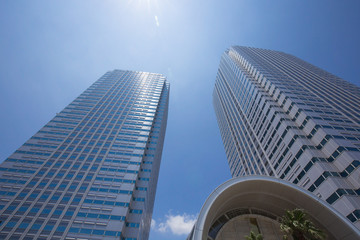 幕張の高層ビジネスビル街
