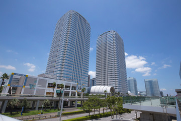 幕張の高層ビジネスビル街