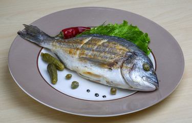 Grilled dorado