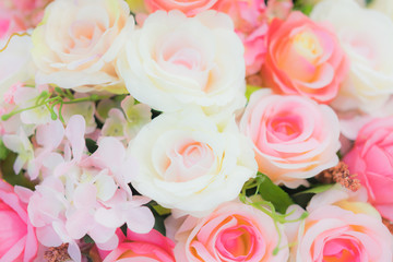 Obraz na płótnie Canvas Rose flower in bouquet.