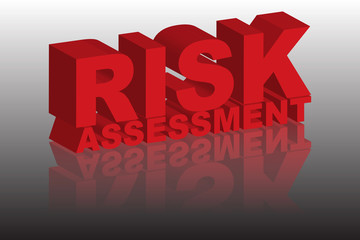 Risk assessment concept vector