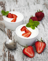 Strawberry yogurt