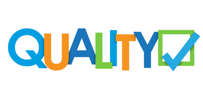 "QUALITY" marketing icon 